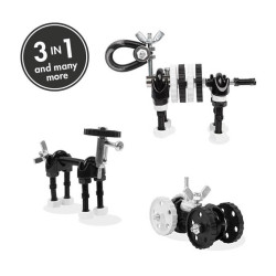 ZebraBit - 3 în 1 Animal Kit The OFFBITS - set de construit cu șuruburi și piulițe