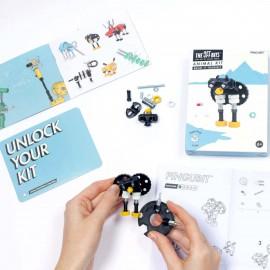 PinguBit - Animal Kit The OFFBITS - set de construit cu șuruburi și piulițe