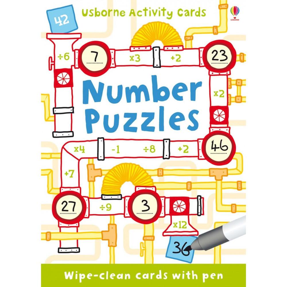 Number puzzles - Activity cards and tins 