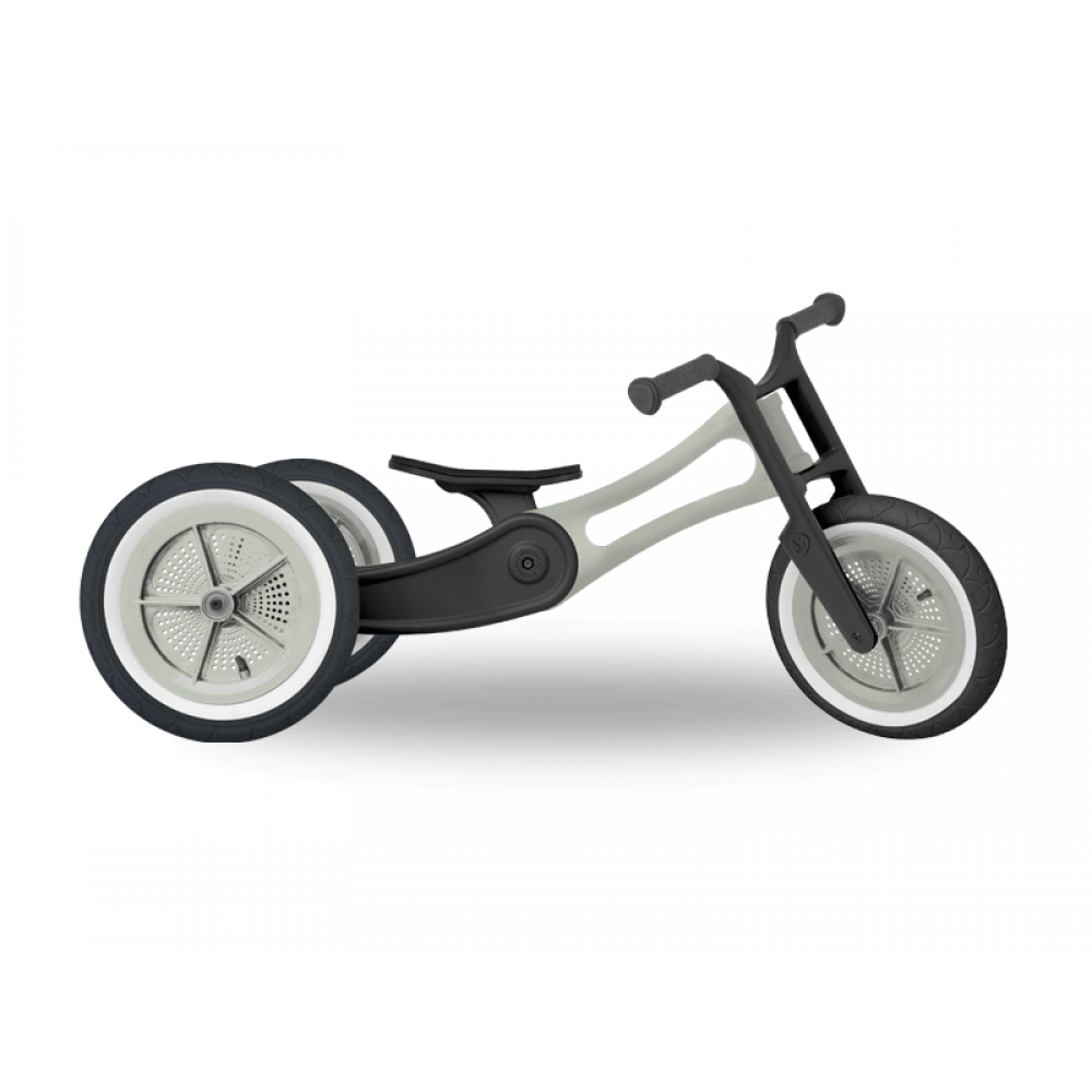 Bicicletă de echilibru Wishbone Design 3-în-1 - Ediţie Reciclată RE2 Raw (bicicletă fără pedale)