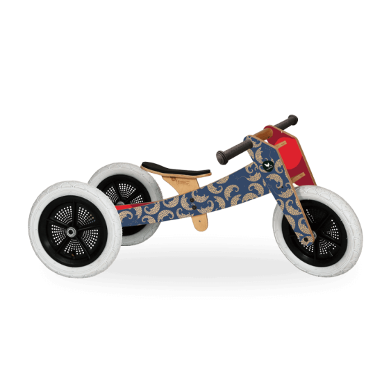Bicicletă de echilibru Wishbone Design 3-în-1 Pangolin ediție limitată Endagered Species (bicicletă din lemn fără pedale)
