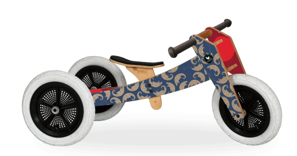 Bicicleta Echilibru Wishbone Design 3 In 1 Pangolin Lemn Fara Pedale