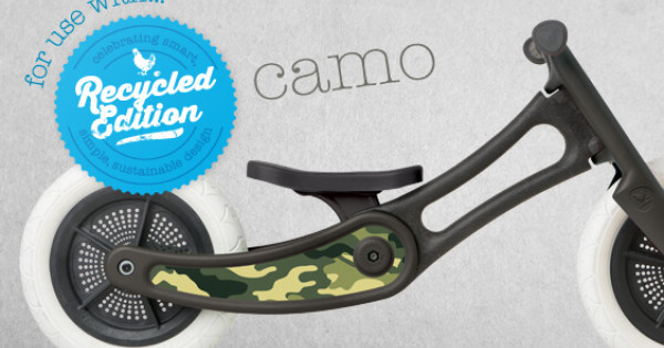 Autocolant Sticker Bicicleta Wishbone Editie Reciclata Camo Green