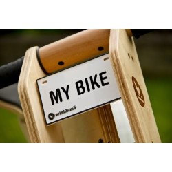 Plăcuță cu nume pentru bicicleta Wishbone Plăcuță cu nume pentru bicicleta Wishbone