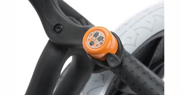 Claxon Bicicleta Wishbone Caine Salbatic Portocaliu