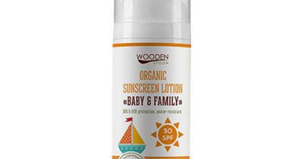 Loțiune De Protecție Solară Bio Baby Family Wooden Spoon Spf30