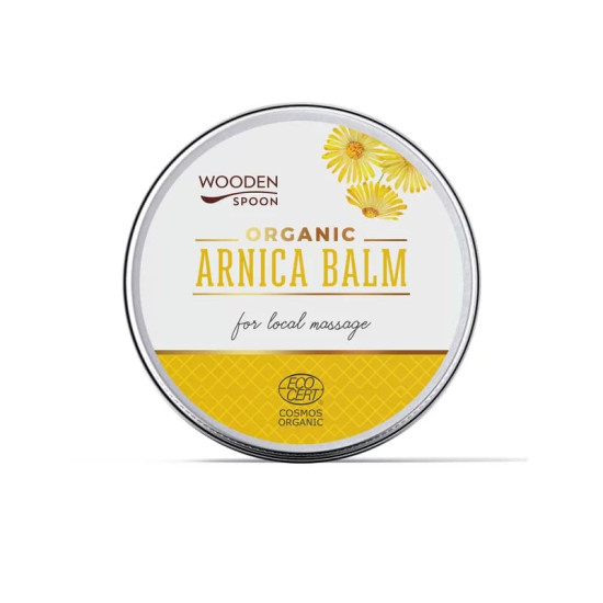 Balsam organic Wooden Spoon cu Arnica pentru masaj local - 60ml Balsam organic Wooden Spoon cu Arnica pentru masaj local - 60ml