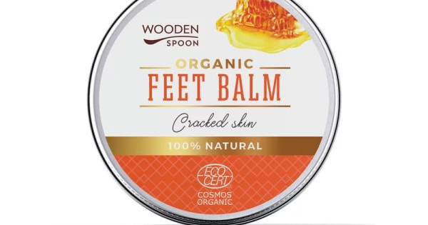 Balsam Organic Wooden Spoon Picioare Piele Crapata