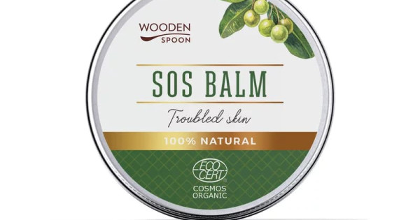 Balsam Sos Organic Wooden Spoon Oxid De Zinc Piele Probleme 60ml