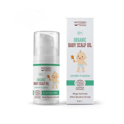 Ulei BIO Wooden Spoon pentru scalpul bebelușilor - 15 ml Ulei BIO Wooden Spoon pentru scalpul bebelușilor - 15 ml