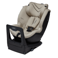 Scaun auto rotativ Axkid Spinkid pentru 0-18 kg (cu spatele la sensul de mers) cu ISOFIX - Brick Melange